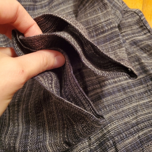 Eileen Fisher coastline tunic. Oversized. 100% linen. Grey, white, blue. XS P. - Picture 10 of 14